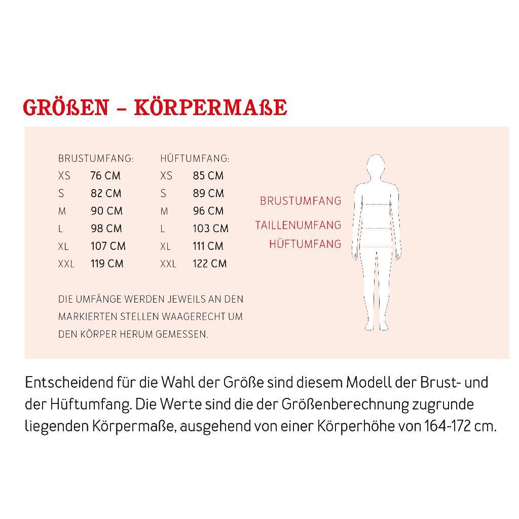 Papierschnittmuster Bademantel Frau Maite XS-XXL